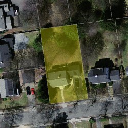 59 Amherst Rd, Newton MA  02468-2301 aerial view