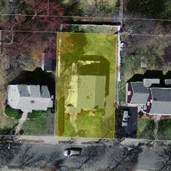 95 Oakdale Rd, Newton MA  02461-1812 aerial view