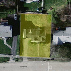 529 Boylston St, Newton MA 02459-2740 aerial view