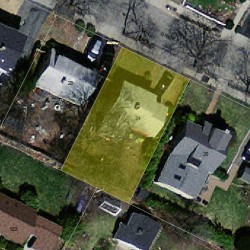 24 Grant St, Newton MA 02465-1509 aerial view