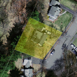 37 Grayson Ln, Newton MA 02462-1020 aerial view