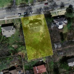 46 Waban Ave, Newton MA  02468-2143 aerial view