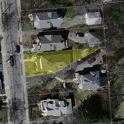 98 Harvard St, Newton MA 02460-2232 aerial view