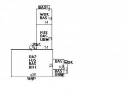 206 Waban Ave, Newton MA 02468-2107 floor plan
