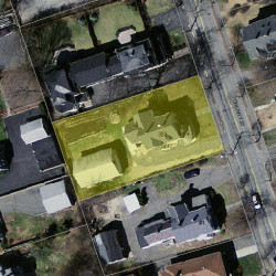 383 Cherry St, Newton MA 02465-1831 aerial view