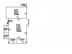 50 Carleton St, Newton MA  02458-1604 floor plan