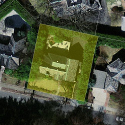 215 Waban Ave, Newton MA 02468-2101 aerial view