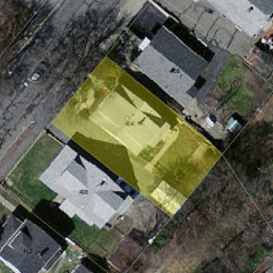 404 California St, Newton MA  02460-1207 aerial view