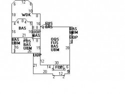 74 Windsor Rd, Newton MA 02468-1505 floor plan