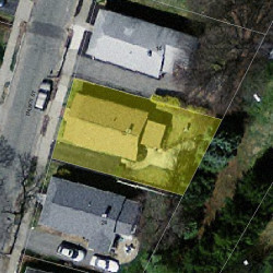 18 Talbot St, Newton MA  02465-1659 aerial view