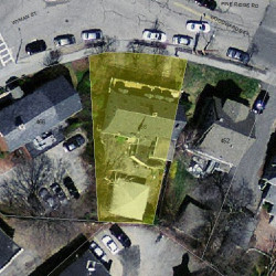 458 Woodward St, Newton MA  02468-1521 aerial view