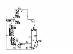 261 Franklin St, Newton MA 02458-2302 floor plan