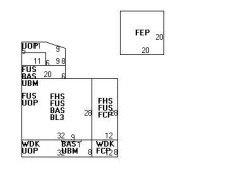 458 Woodward St, Newton MA  02468-1521 floor plan