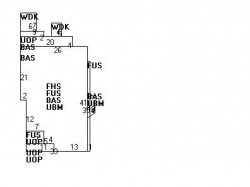 23 Ash St, Newton MA  02466-1818 floor plan