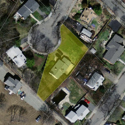 64 Dearborn St, Newton MA 02465-1552 aerial view