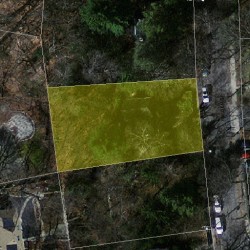 41 Walden St, Newton MA  02460-2133 aerial view