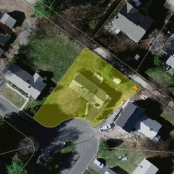 48 Chinian Path, Newton MA  02459-3538 aerial view