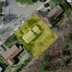 283 Country Club Rd, Newton MA  02459-3148 aerial view