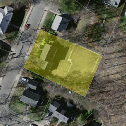 100 Langdon St, Newton MA 02458-1981 aerial view