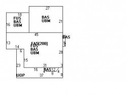 336 Cabot St, Newton MA 02460-2254 floor plan