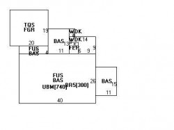 11 Ferncroft Rd, Newton MA  02468-1213 floor plan