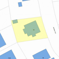 60 Indiana Ter, Newton MA  02464-1337 plot plan