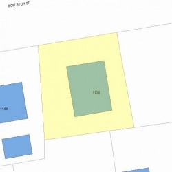 1138 Boylston St, Newton MA 02464-1015 plot plan