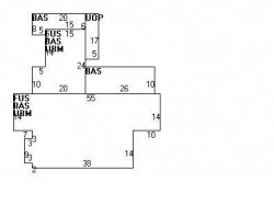 244 Franklin St, Newton MA 02458-2301 floor plan