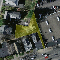 437 Washington St, Newton MA 02458-1537 aerial view