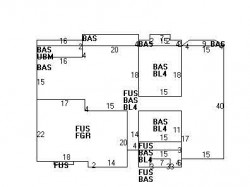 75 Huntington Rd, Newton MA  02458-2416 floor plan