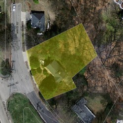 259 Varick Rd, Newton MA 02468-1837 aerial view