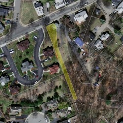 24 Pine St, Newton MA  02465-1425 aerial view