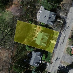 15 Cummings Rd, Newton MA  02459-1734 aerial view