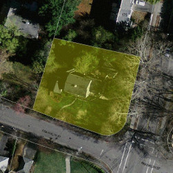 207 Franklin St, Newton MA 02458-2324 aerial view