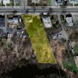 58 Auburndale Ave, Newton MA 02465-1404 aerial view