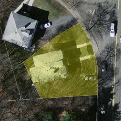 441 Lowell Ave, Newton MA  02460-2123 aerial view