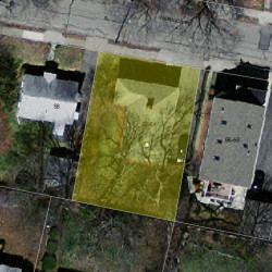 62 Warwick Rd, Newton MA 02465-1724 aerial view