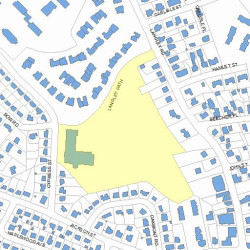 280 Cypress St, Newton MA  02459-2280 plot plan