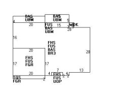90 Brookline St, Newton MA  02467 floor plan