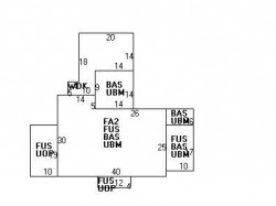 702 Chestnut St, Newton MA 02468-2015 floor plan