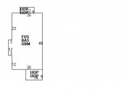 608 Watertown St, Newton MA  02460-1316 floor plan