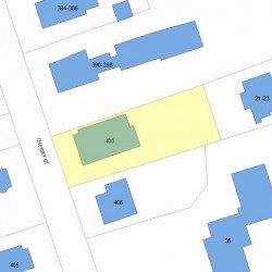 400 Cherry St, Newton MA 02465-1842 plot plan