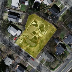 15 Lindbergh Ave, Newton MA  02465-1634 aerial view