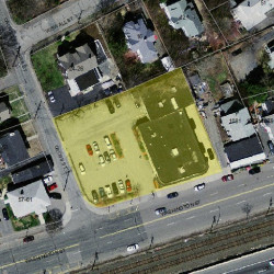 58 Cross St, Newton MA 02465-2138 aerial view