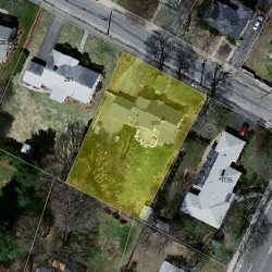 299 Woodland Rd, Newton MA 02466-2724 aerial view