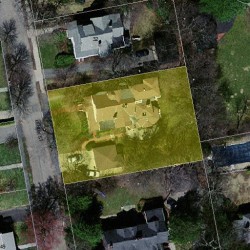 40 Lenox St, Newton MA 02465-2717 aerial view