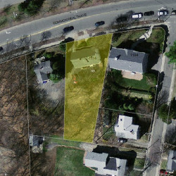 1112 Commonwealth Ave, Newton MA 02459-1448 aerial view