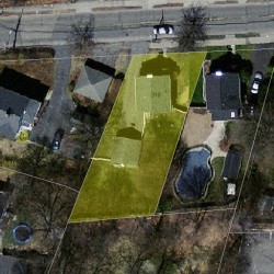 310 Webster St, Newton MA  02466-2106 aerial view