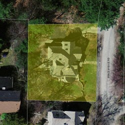 35 Bracebridge Rd, Newton MA 02459-1728 aerial view