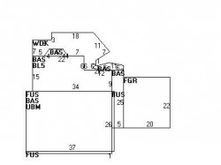 45 Bellevue St, Newton MA 02458-1918 floor plan